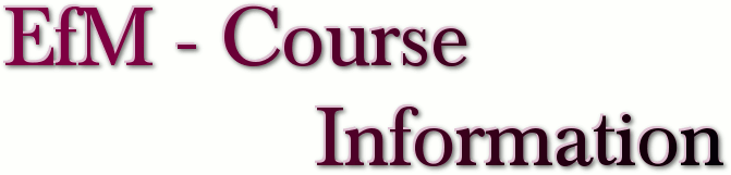 Specific Course Information Page